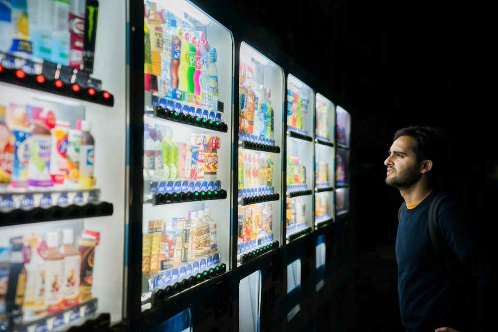 soft drink, vending machine