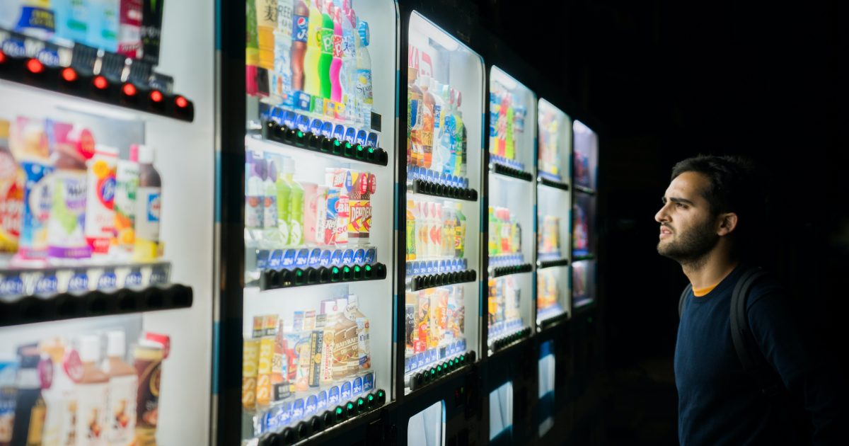 soft drink, vending machine