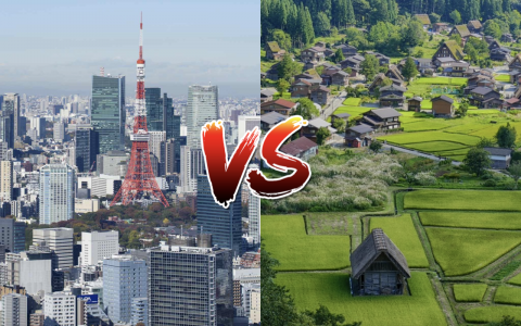 Living in Tokyo vs. the Countryside