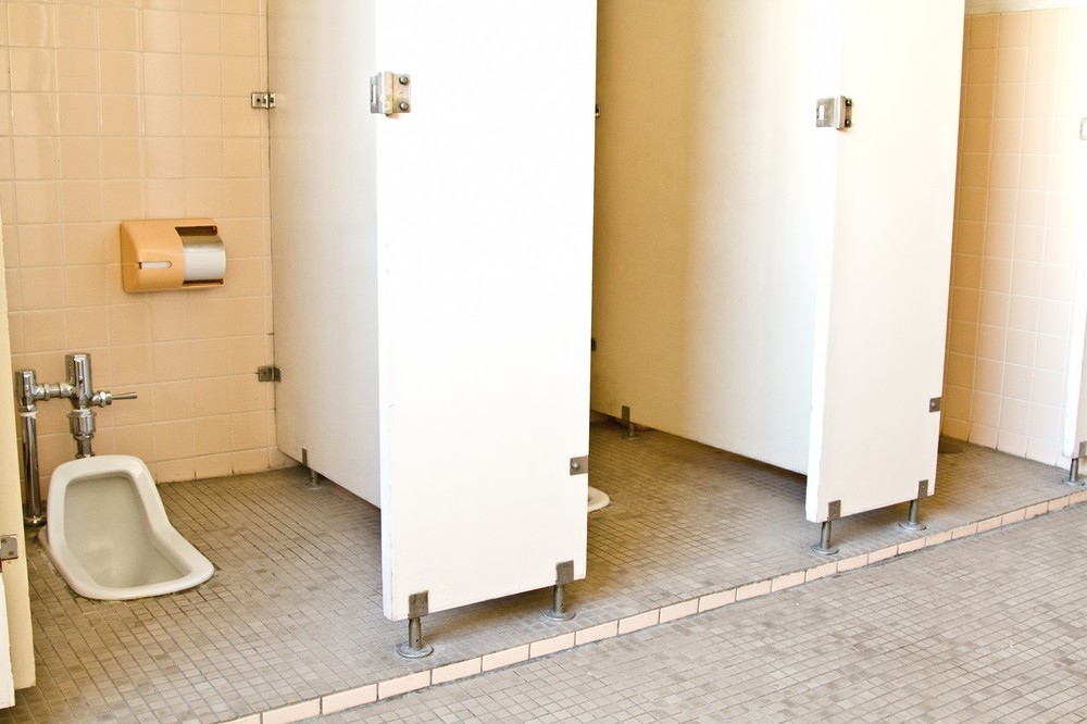 Traditional Japanese toilets