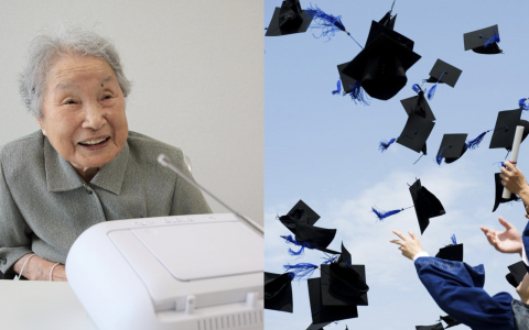 A 105-Year-Old Japanese Woman Has Been A College Student for 40 Years