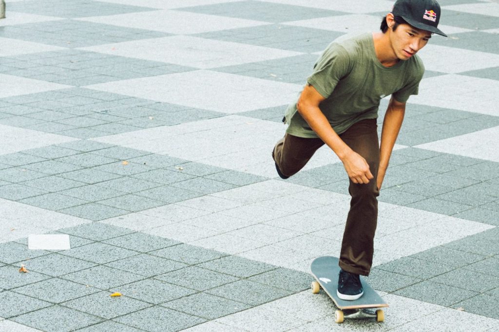Professional skateboarder Ryo Sejiri