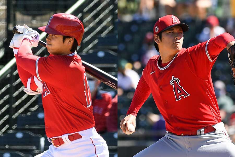 Shohei Otani (大谷翔平) of the Los Angeles Angels