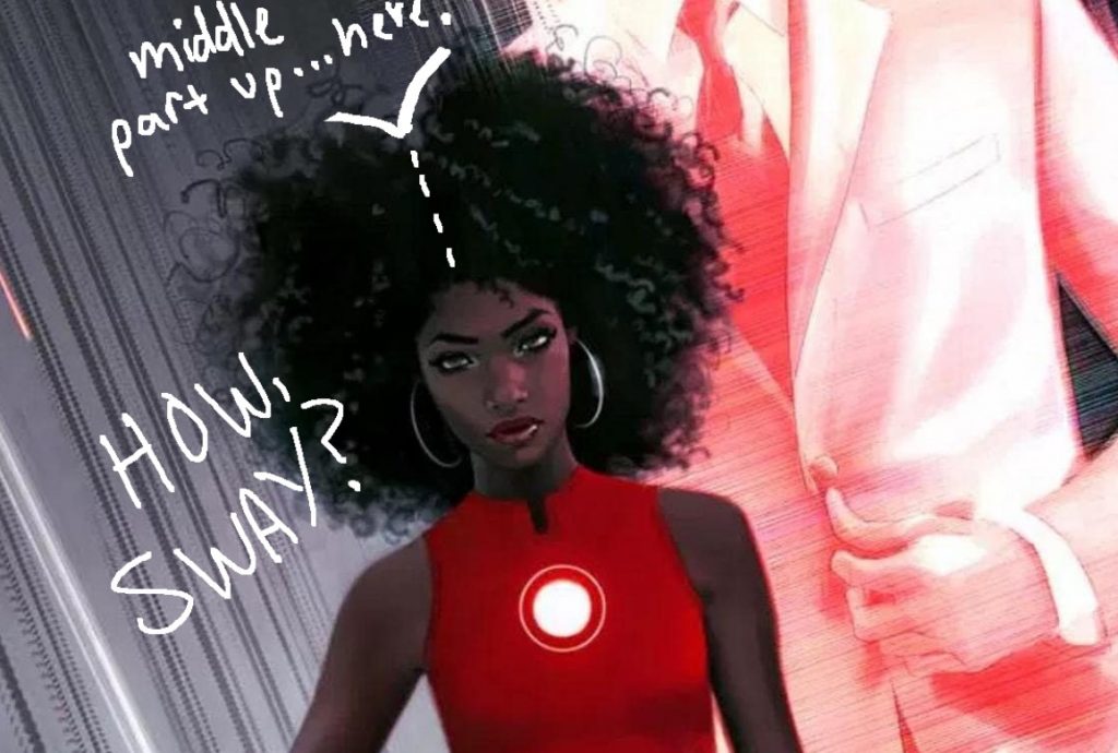 Riri Williams’ hair has been the subject of much criticism.