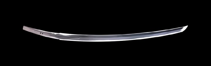 The Odenta Mitsuyo is the shortest and widest of the 5 samurai swords