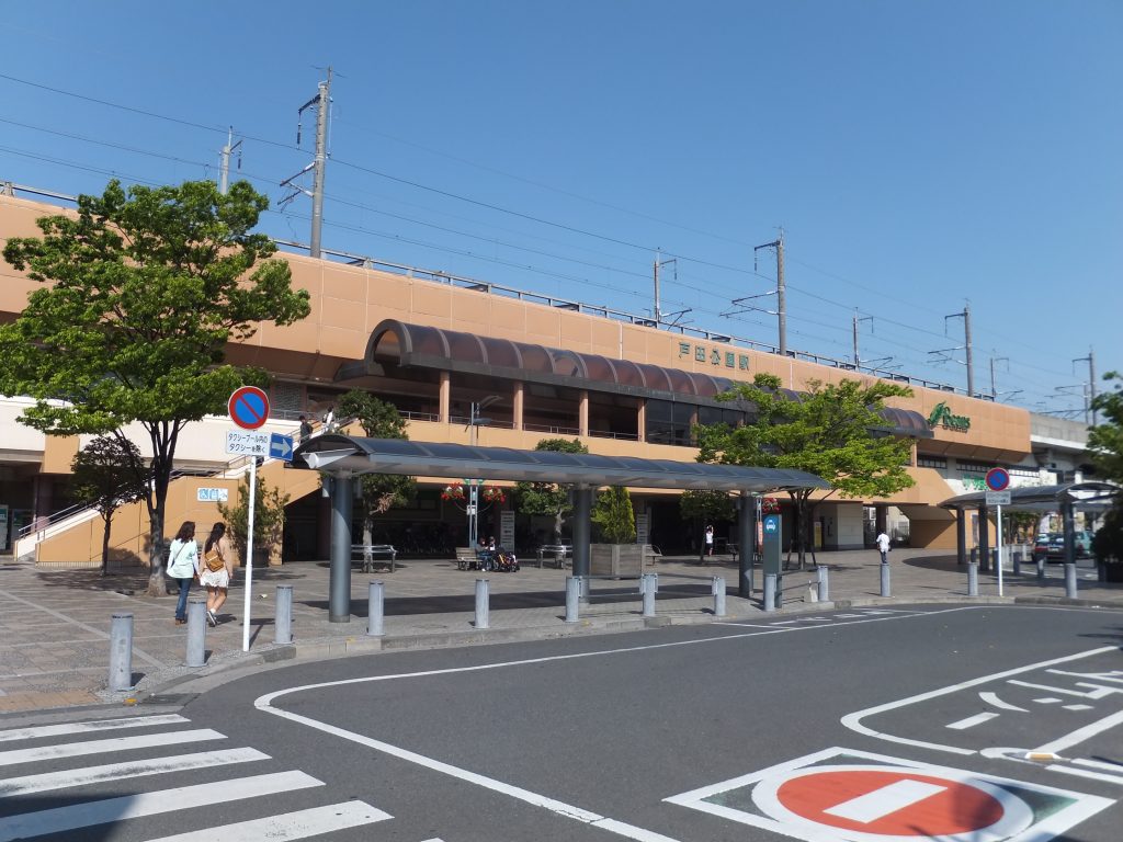 Outside of Toda-Koeni Station. Here you can find the third most affordable Tokyo rent prices.