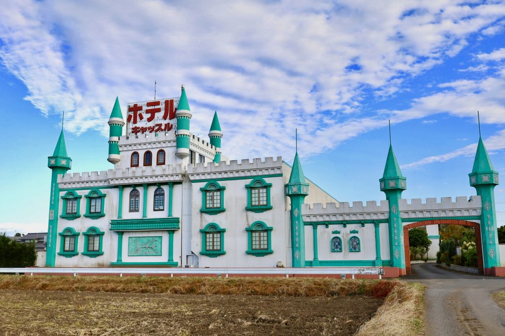 The theme of castles is common among Japanese love hotels