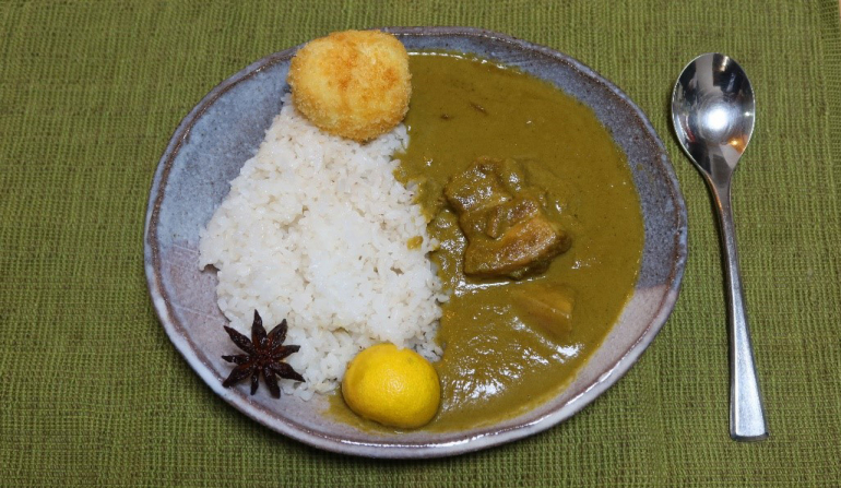 Kyoto University Curry Club fusion pork vindaloo 