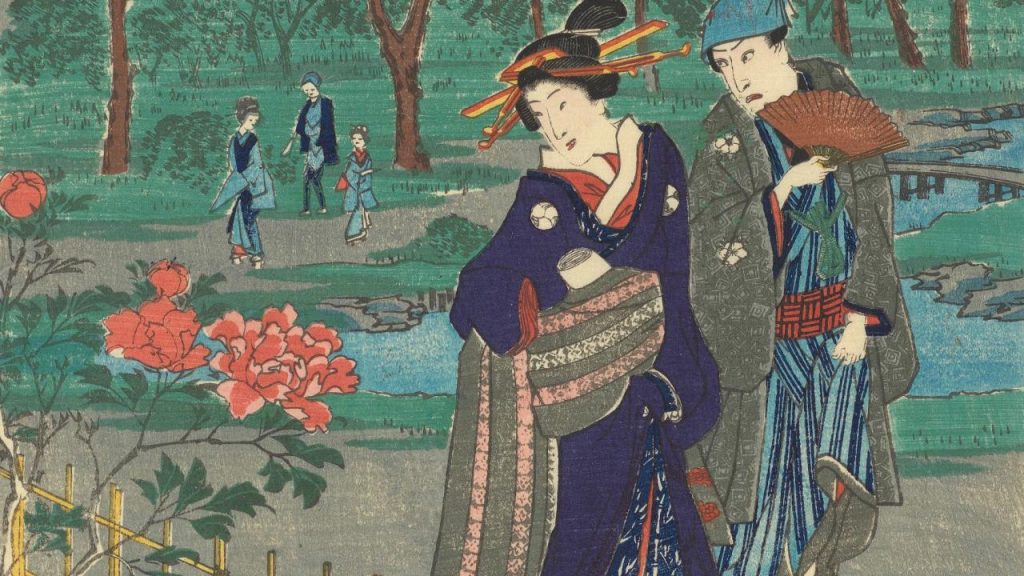 Ukiyoe woodblock print by Katsushika Hokusai