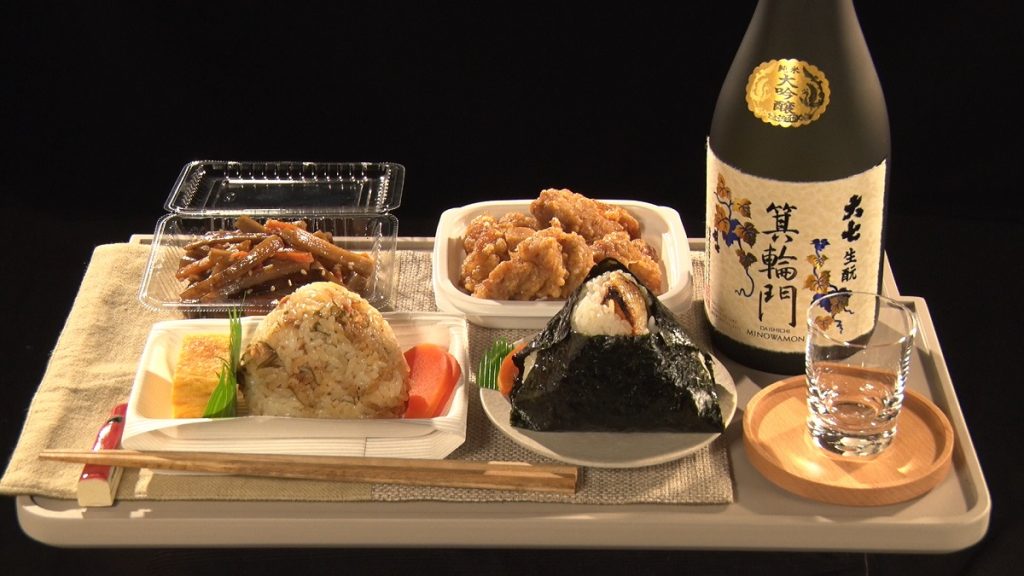 A gourmet meal for the bullet train