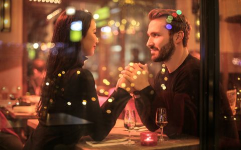 Couple on date