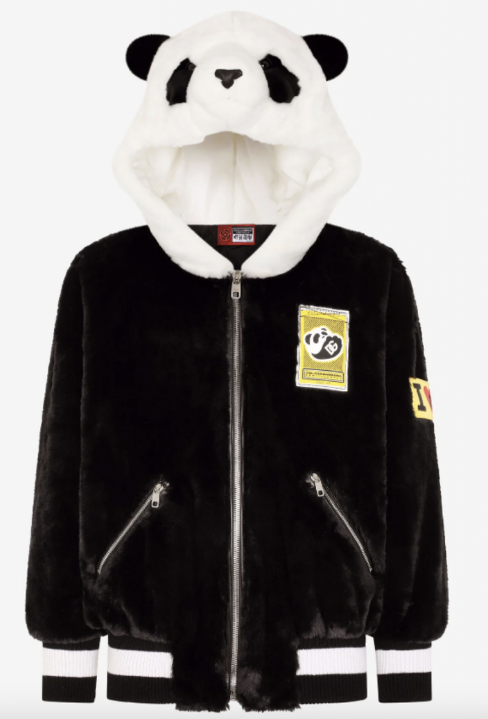 dolce & gabbana panda jacket