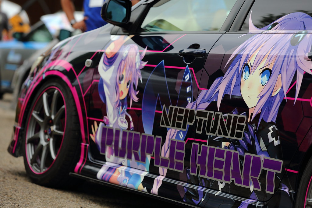 Lewd Windshield Anime Banners  Wrap Label