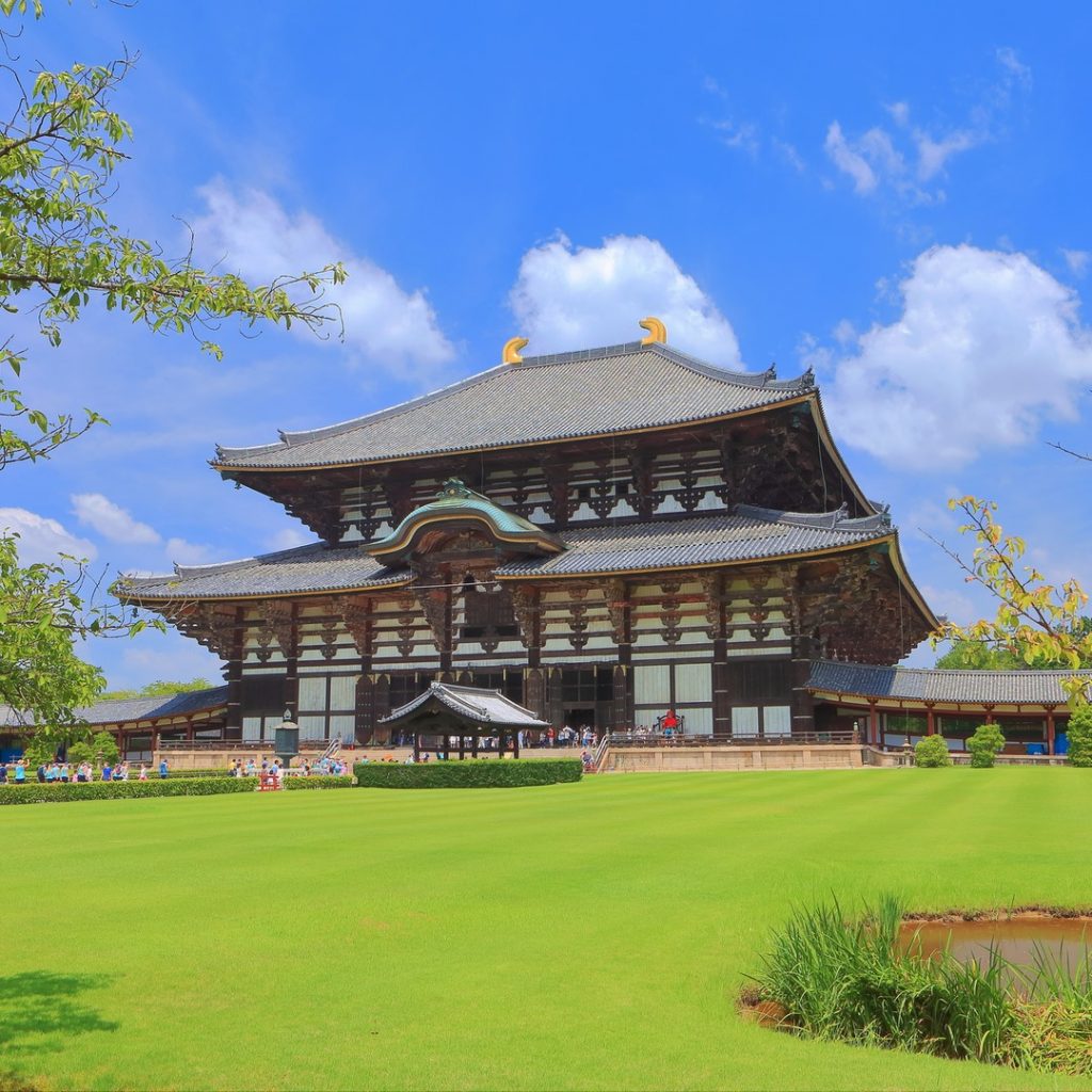 Todaiji Temple in Nara, the #5 spot in the top 10 best places to visit in Japan.